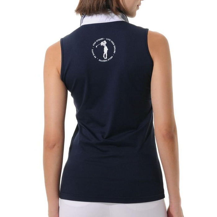 MDC S/L Polo - Navy/White