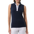 MDC S/L Polo - Navy/White
