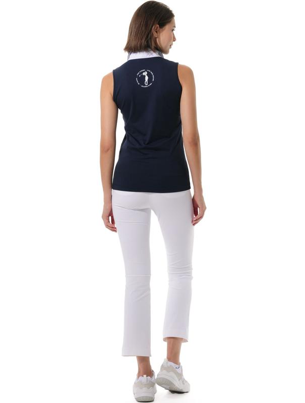 MDC S/L Polo - Navy/White