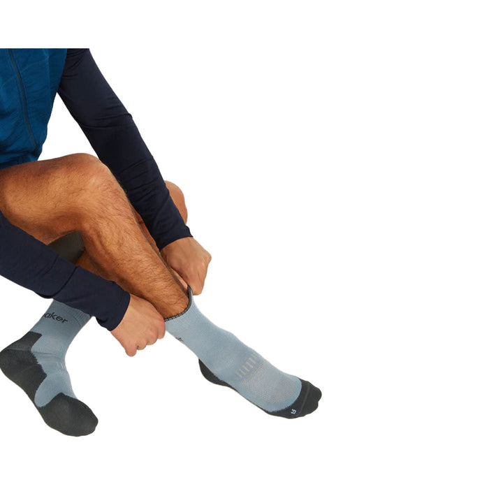 Icebreaker Mens Hike+ Light Crew Socks