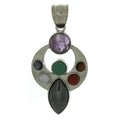 METAL CHAKRA ANGEL 40 MM PENDANT