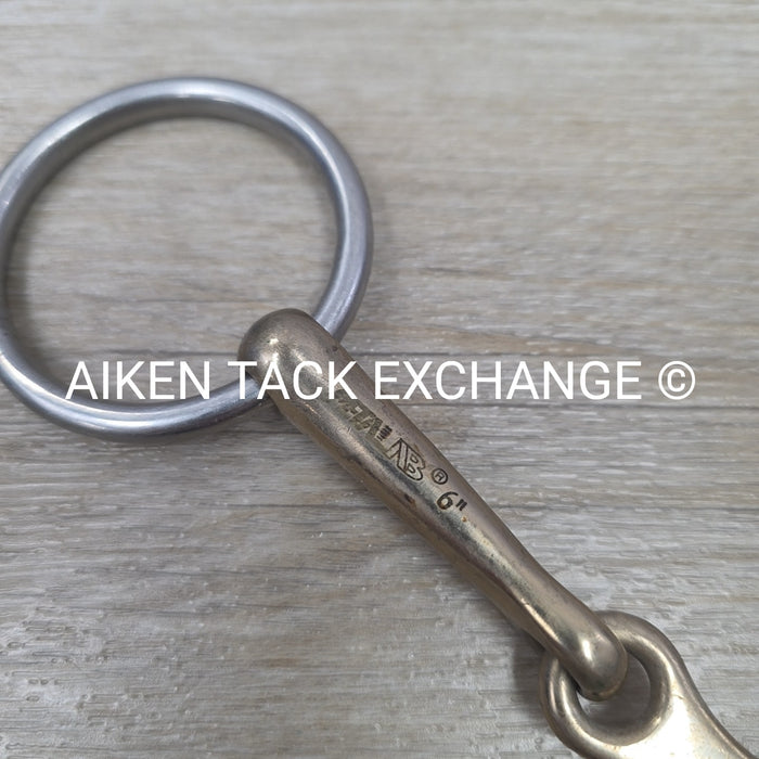 Metalab AlBaCon French Link Loose Ring Bradoon Bit, 6"
