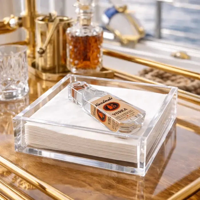 MH Acrylic Napkin Weight -Vodka