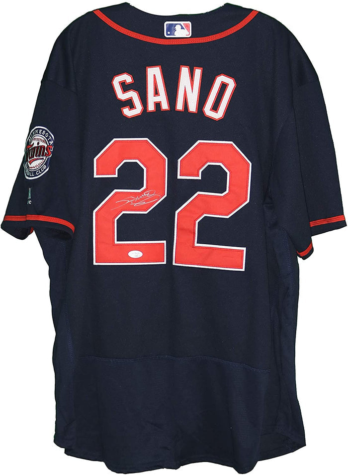 Miguel Sano Minnesota Twins Signed Autographed Blue #22 Jersey JSA COA