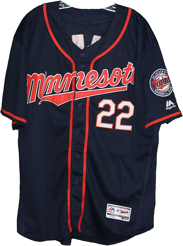 Miguel Sano Minnesota Twins Signed Autographed Blue #22 Jersey JSA COA