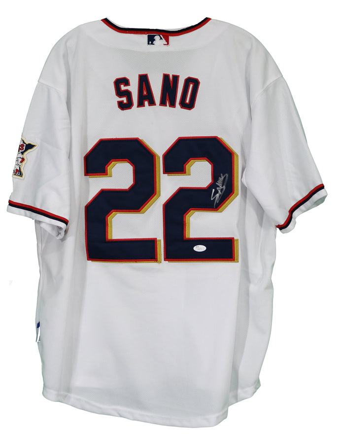 Miguel Sano Minnesota Twins Signed Autographed White #22 Jersey JSA COA