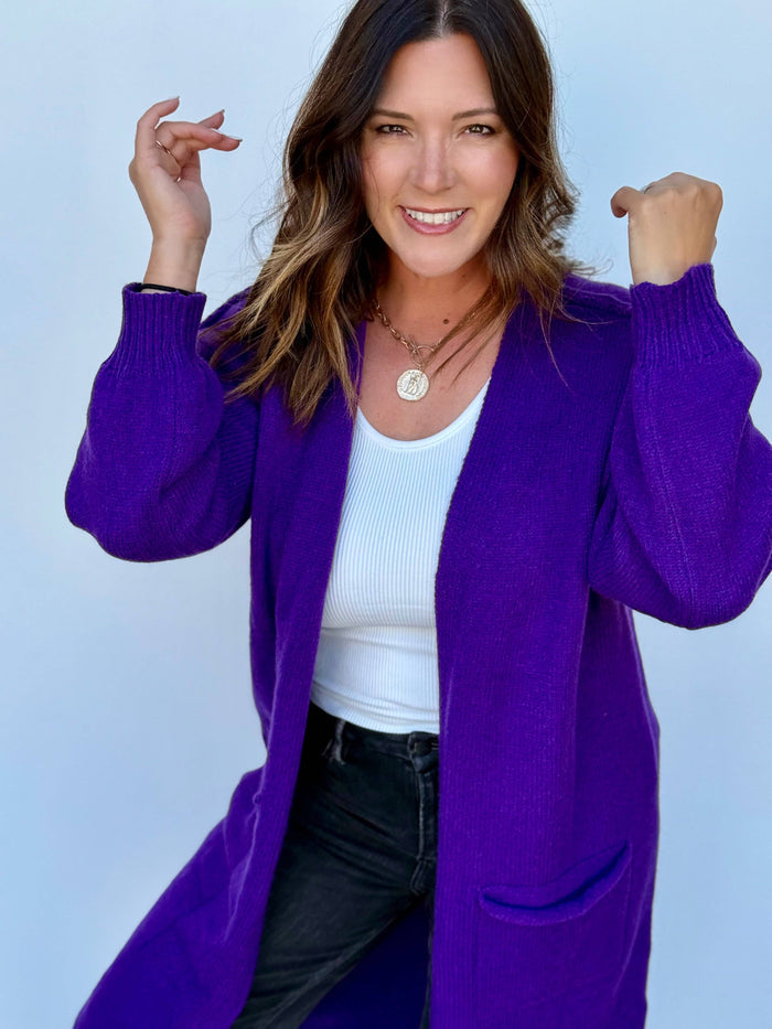 Minnesota Vikings Football Gameday Cardigan