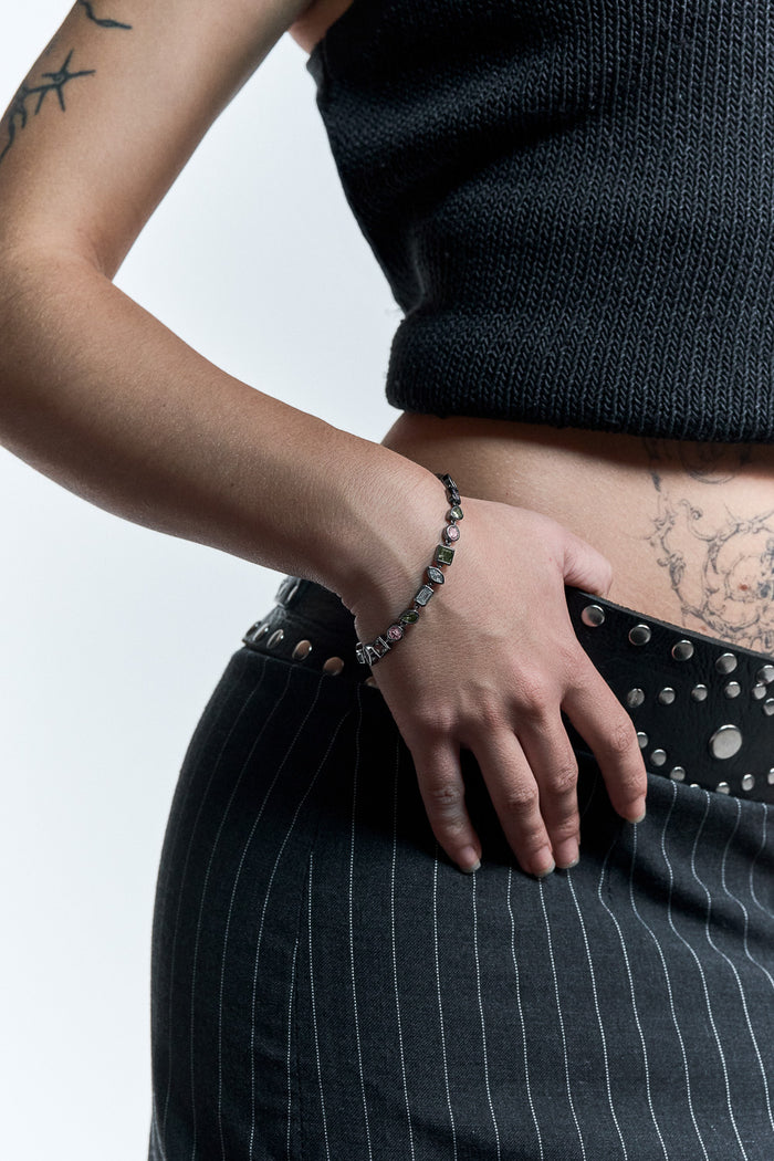 DARKAI Mixed Bezels Selva Bracelet on Female Model