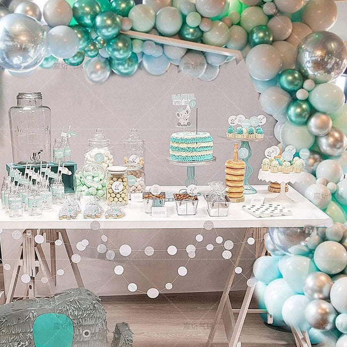 Mocsicka Balloon Arch  Green Balloons Set Party Decoration