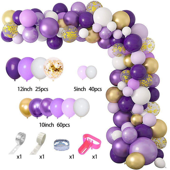 Mocsicka Balloon Purple Balloons Set Party Decoration