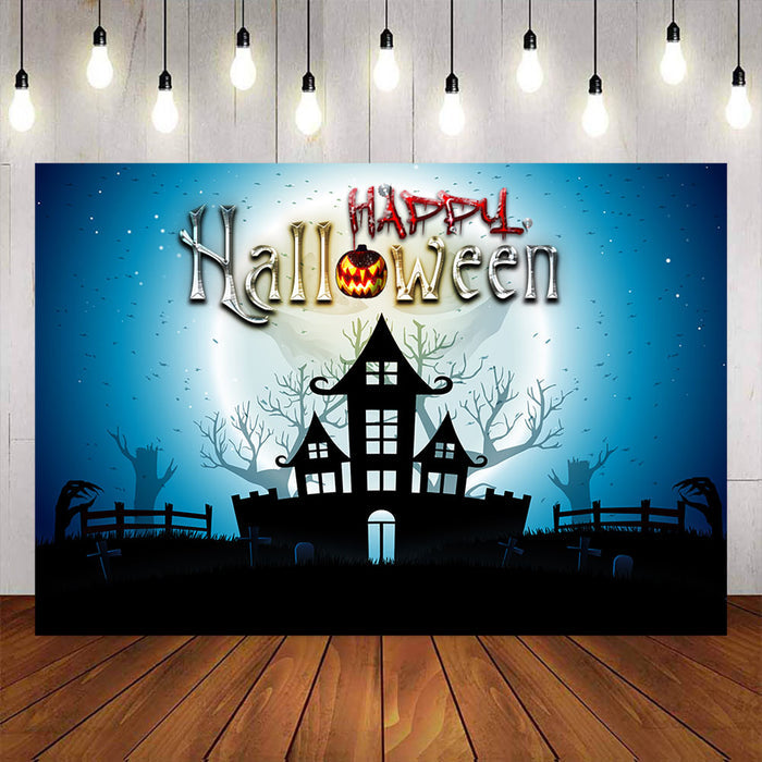 Mocsicka Happy Halloween night Background-Mocsicka Party