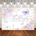 Mocsicka Purple Butterfly Baby Shower Party Decor-Mocsicka Party