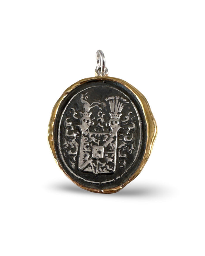 Mythological Unicorn Sterling Pendant
