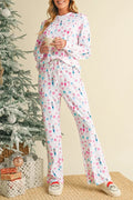 Nutcracker 2 Piece Pajama Set - Posh West Boutique