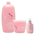 Pack Alfaparf Moisture Nutritive Xl Shampoo 1000ml, Máscara 500ml Y Fluido 125ml Hidratación Y Nutrición