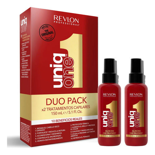 Pack Duo De Tratamiento Uniq One Revlon 150ml