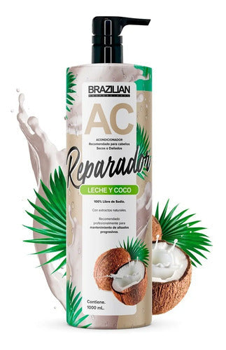 Pack Shampoo Y Acondicionador Brazilian Con Queratinas
