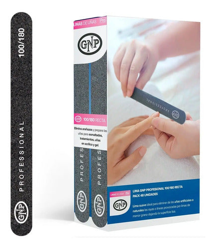 Pack X48 Limas Para Uñas Gnp Profesionales