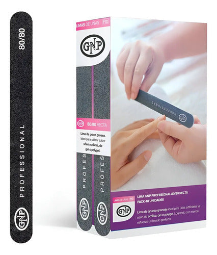 Pack X48 Limas Para Uñas Gnp Profesionales
