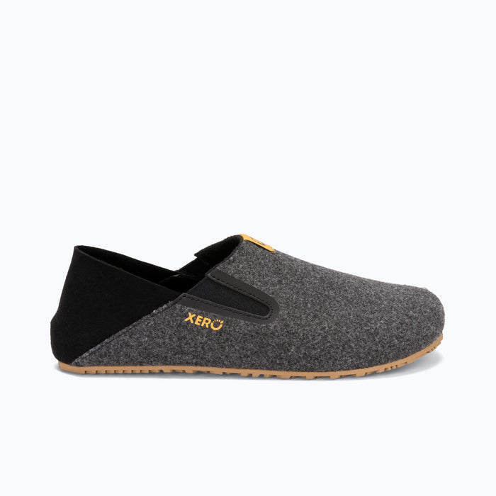 Xero Shoes Pagosa Women Slipper in Black with Toe Facing Right