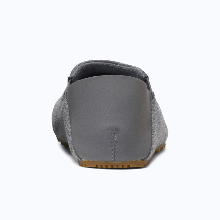 Rear view of Xero Shoes Pagosa Women Slipper in Gray