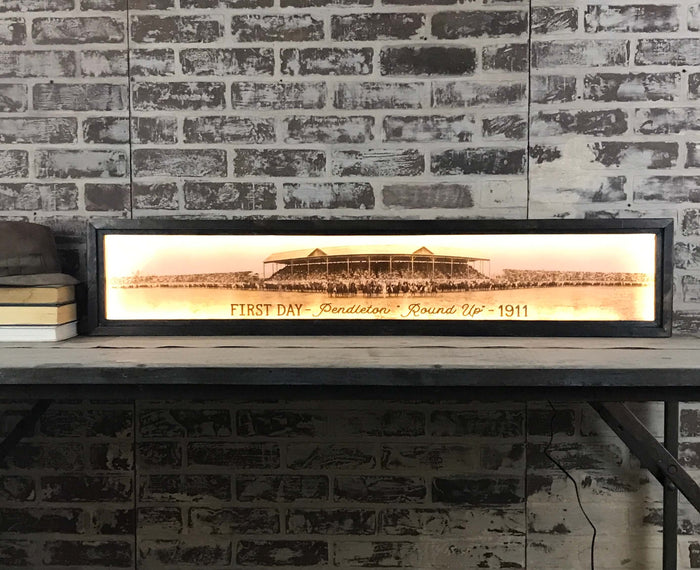 Pendleton First Day Back Lit Frame: Light-On Product View