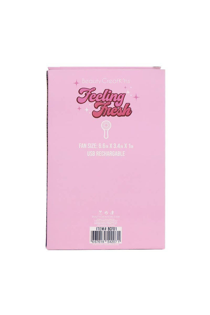 Pink Portable Fan Feeling - Posh West Boutique