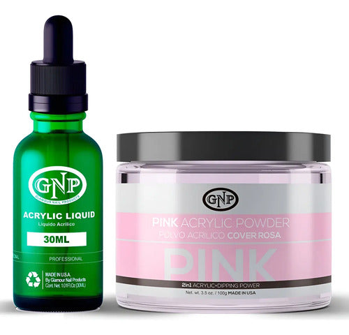 Polvo Acrilico Gnp 100gr Y Monomero 30ml