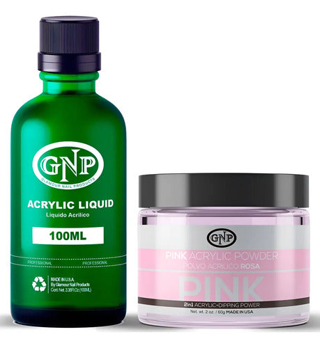 Polvo Acrilico Gnp 60gr Y Liquido 100ml