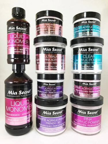 Polvo Acrilico Mia Secret 59gr. Polimero Profesional
