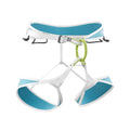edelrid prisma climbign harness ultralight sport climbing and alpine ice mint