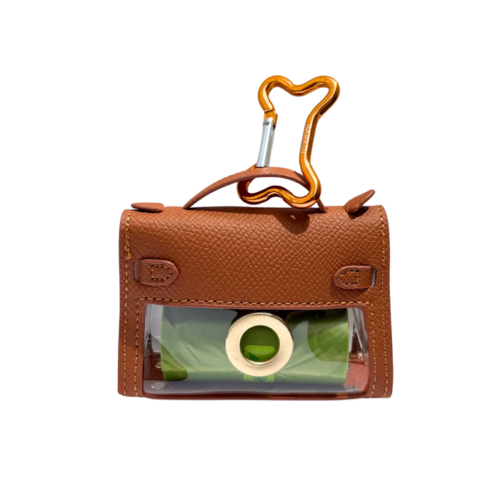 Puppy Barkin Waste Bag Dispenser VI- Brown