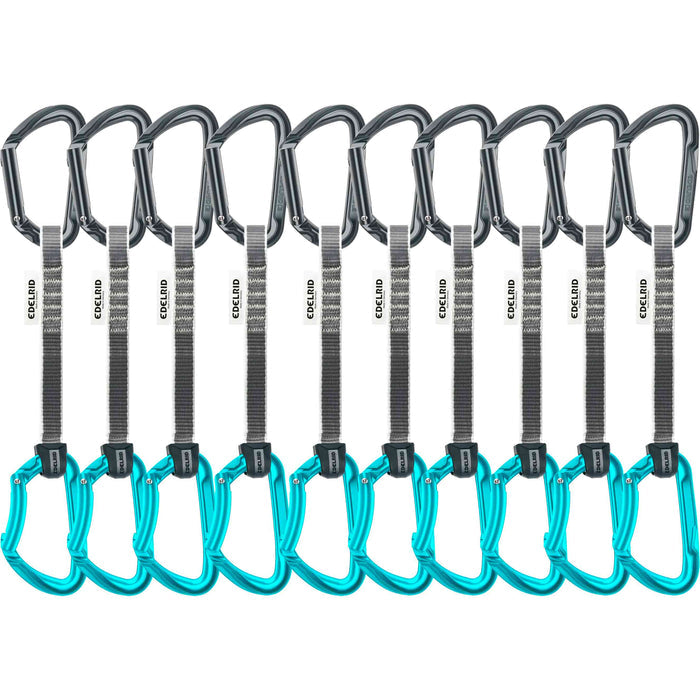 Edelrid Pure Climbing Quickdraw 18cm - 10 Pack Climbing - Quickdraws  Mountain Equipment