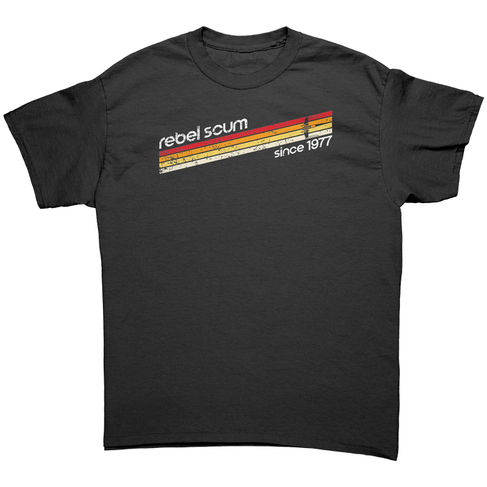 REBEL SCUM - SINCE 1977 - NEW POP TURBO TEE!