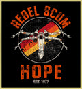 REBEL SCUM - X-WING - NEW POP TURBO TEE!