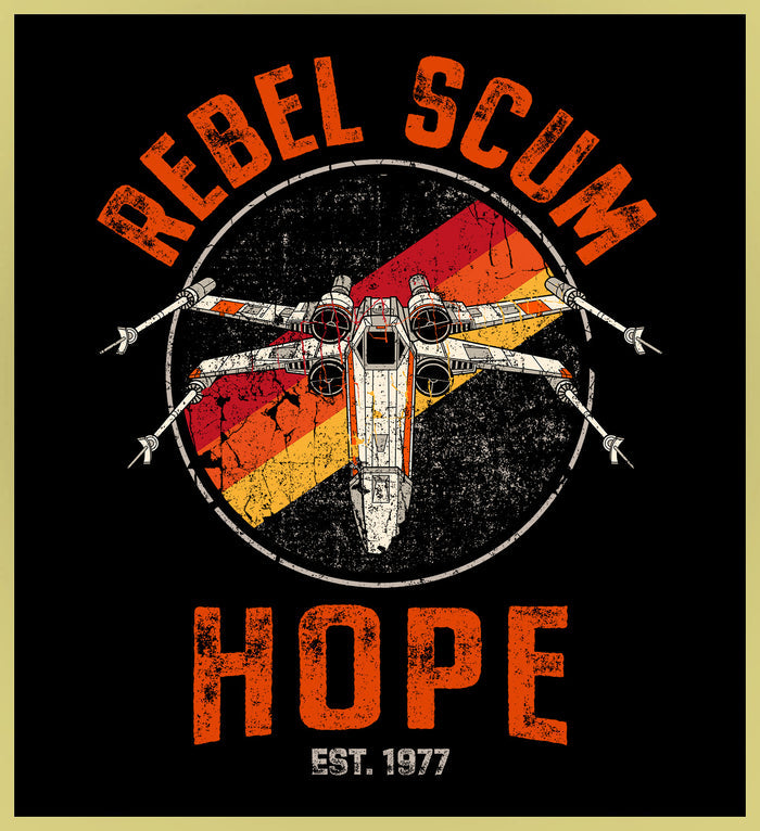 REBEL SCUM - X-WING - NEW POP TURBO TEE!