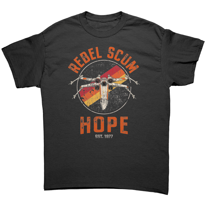 REBEL SCUM - X-WING - NEW POP TURBO TEE!