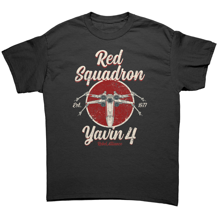 RED SQUADRON - YAVIN 4 REBEL ALLIANCE - NEW POP TURBO TEE!