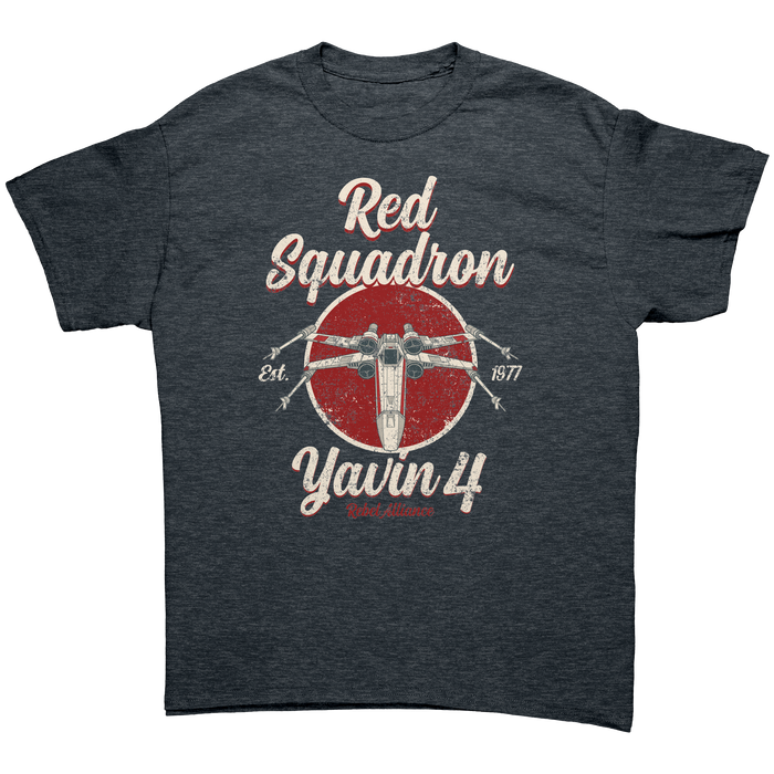 RED SQUADRON - YAVIN 4 REBEL ALLIANCE - NEW POP TURBO TEE!