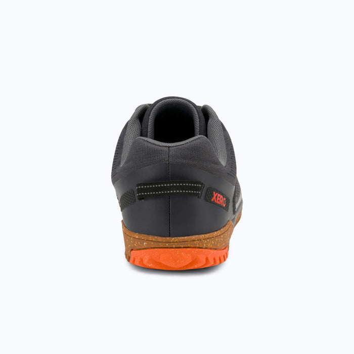 A Rear View of Xero Shoes Ridgeway Mesh Low Men Shoe in Faded Black