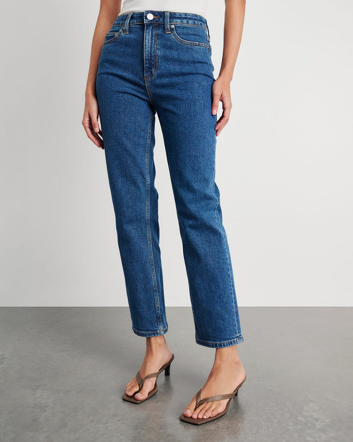 JAG riley straight crop jean bluewash