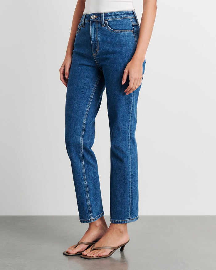 JAG riley straight crop jean bluewash