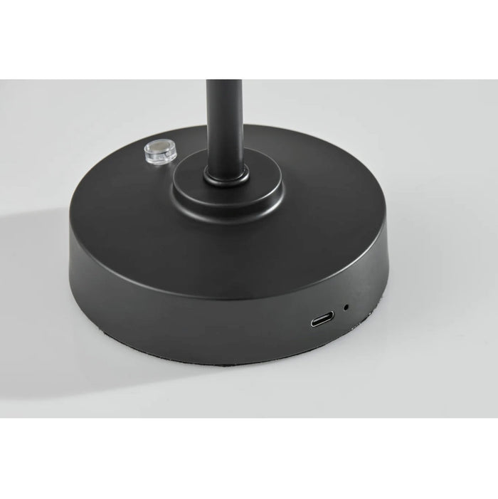 Ritchie LED Table Lamp: Up-Close Base View