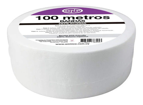 Rollo De 100mt Gnp De Bandas Depilatorias Cera Depilatoria