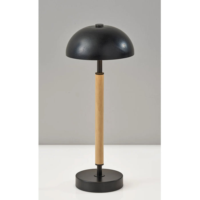 Ronny Cordless LED Table Lamp-Black: Product View