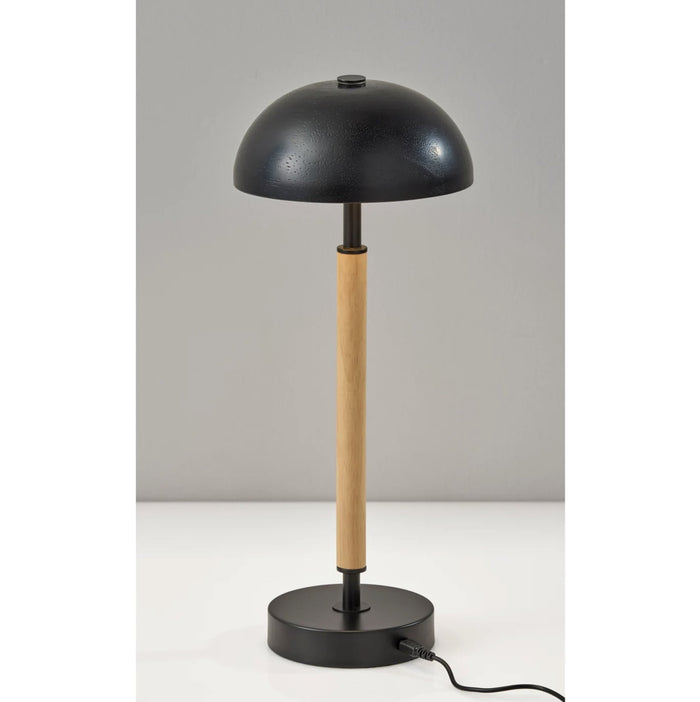 Ronny Cordless LED Table Lamp-Black: 2nd Product View