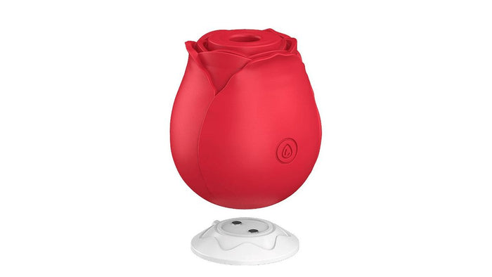 Rose Clitoral Suction Vibrator – 10 Modes, Waterproof & USB Rechargeable