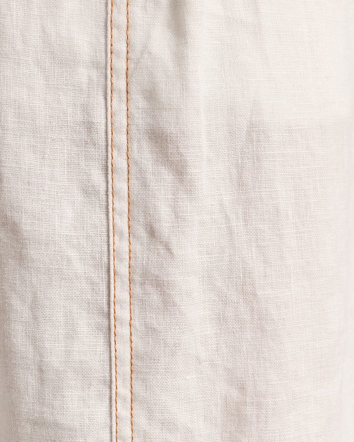 JAG sabine linen pull on pant white