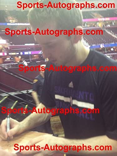 Sacramento Kings 2014-15 Team Autographed Signed Basketball Floorboard Round Logo
