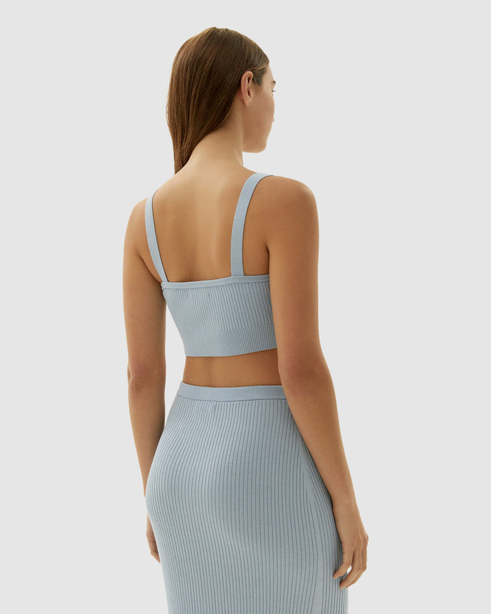 JAG sadie knit bralette powderblue